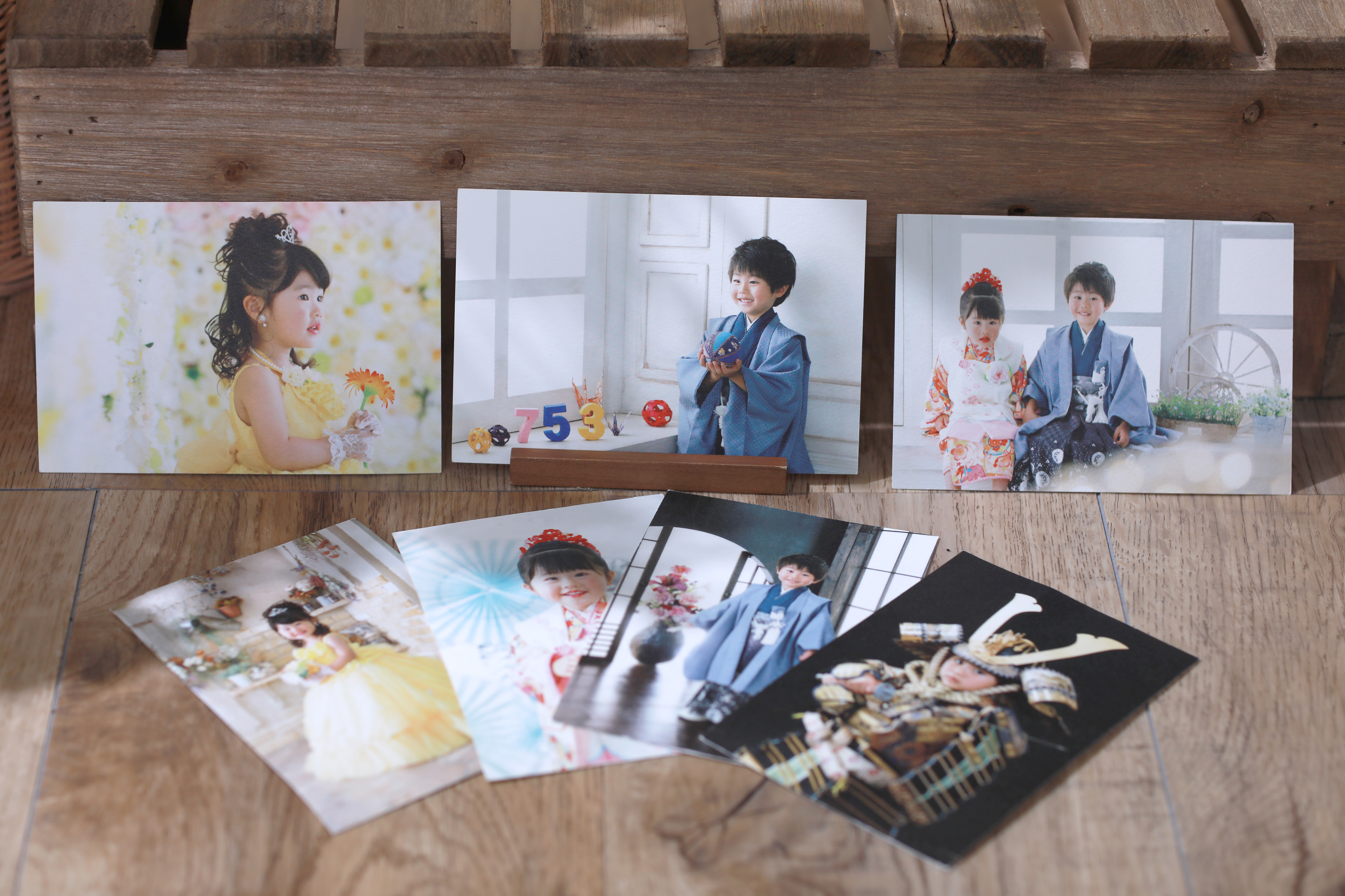 七五三フォトグッズ”卓上フォトカード”