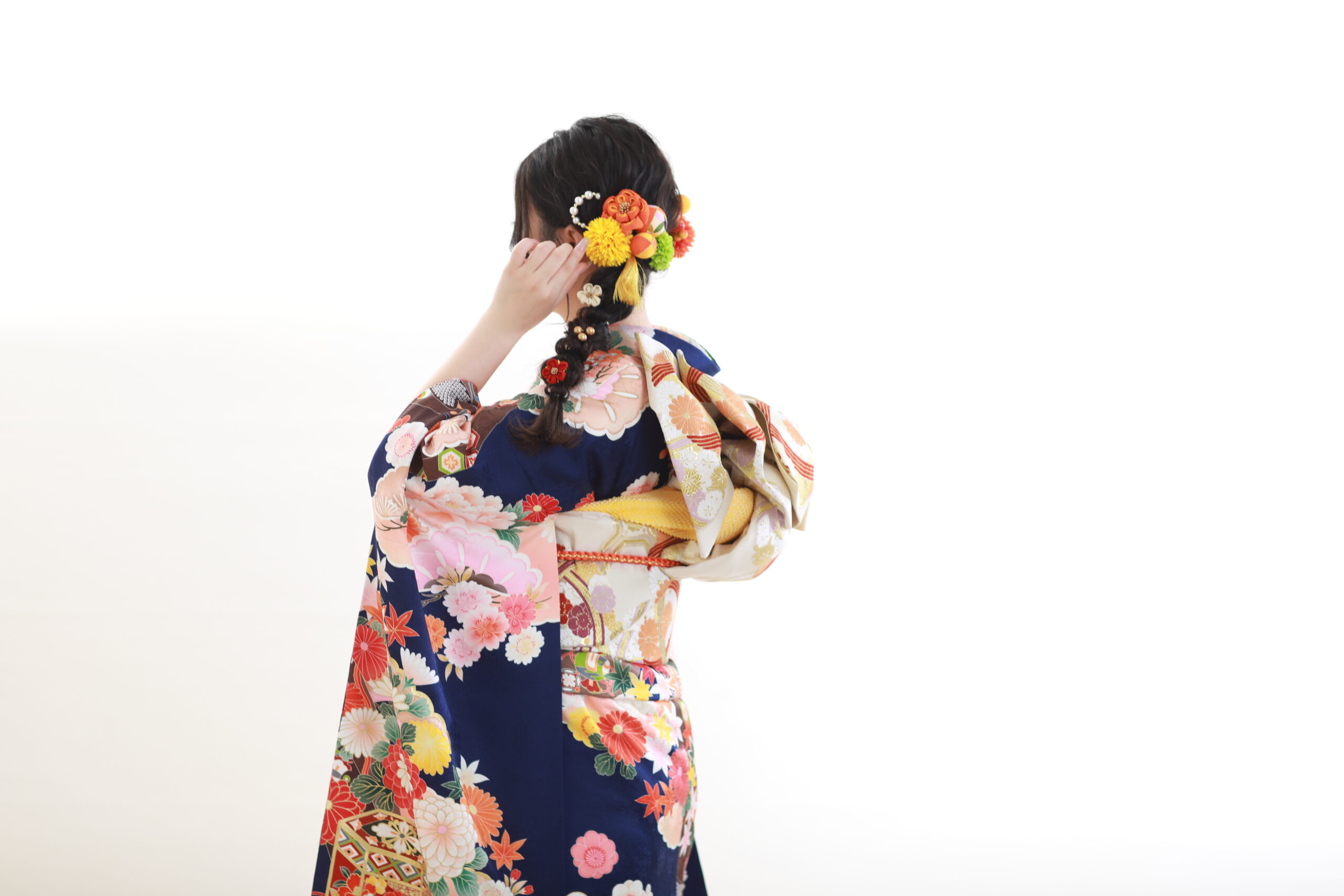 成人式の前撮りオフショット